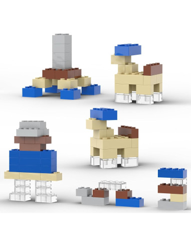 300 Ladrillos Clásicos de Construcción WEBRICK Azules