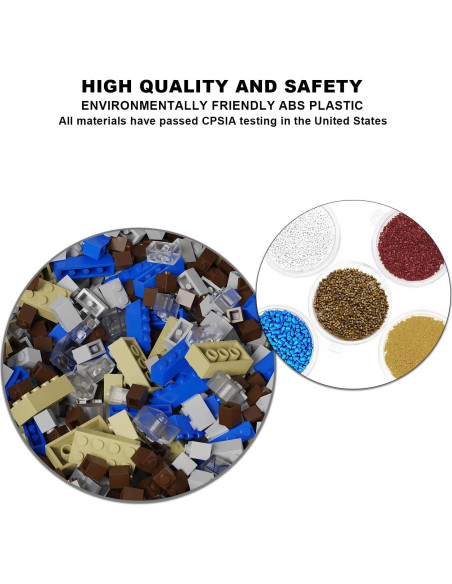 300 Ladrillos Clásicos de Construcción WEBRICK Azules