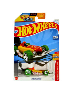 Coche Hot Wheels Street Wiener Hot Dog 2/5 - 40.64g