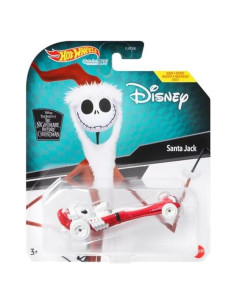 Hot Wheels Auto de Juguete Disney Santa Jack 1:64 Mattel