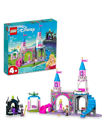 LEGO Castillo de Aurora Disney Princess 43211 - Juguete 4+