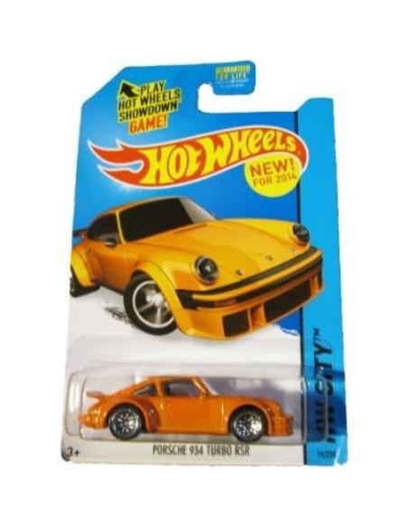 Auto de Juguete Hot Wheels Porsche 934 Turbo RSR Naranja