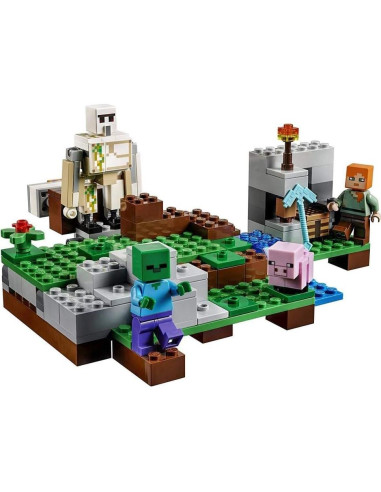 LEGO Minecraft El Golem de Hierro 21123 - Set de Construcción