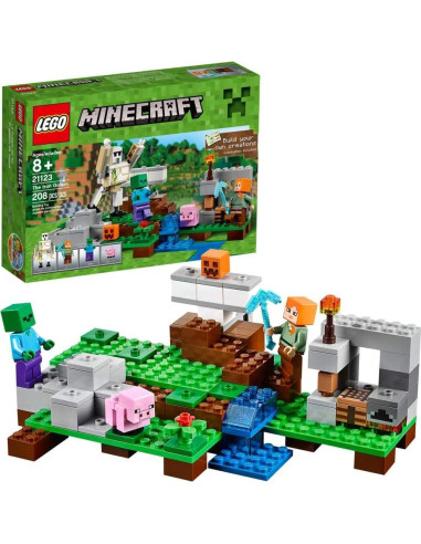LEGO Minecraft El Golem de Hierro 21123 - Set de Construcción