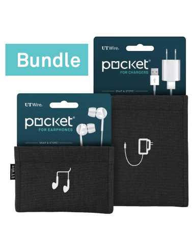 Kit de Bolsa de Bolsillo UT Wire - 1 Cargador y Estuche Negro