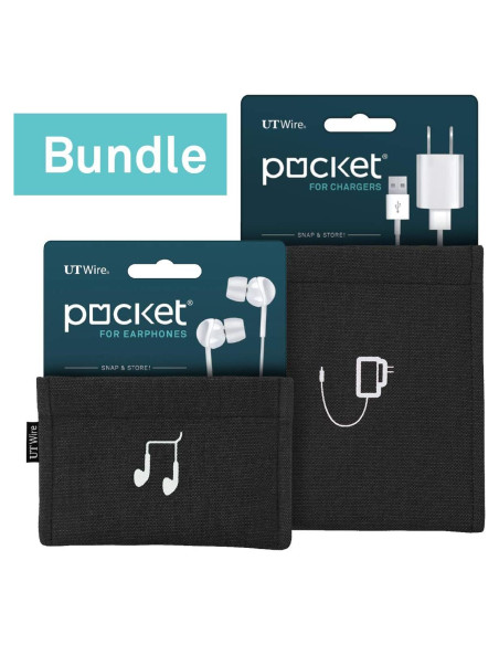 Kit de Bolsa de Bolsillo UT Wire - 1 Cargador y Estuche Negro