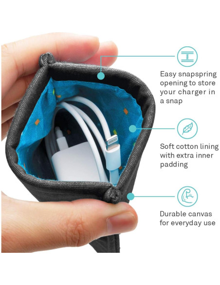 Kit de Bolsa de Bolsillo UT Wire - 1 Cargador y Estuche Negro