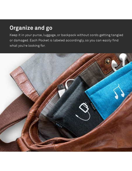 Kit de Bolsa de Bolsillo UT Wire - 1 Cargador y Estuche Negro