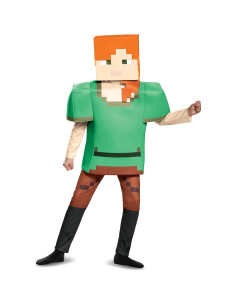 Disfraz de Alex Deluxe Minecraft - Talla M (7-8 años) 2