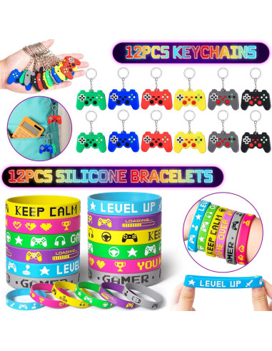 Conjunto de Favores de Cumpleaños Videojuegos SNLN 12 Piezas