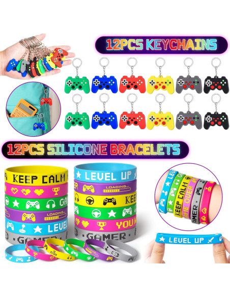 Conjunto de Favores de Cumpleaños Videojuegos SNLN 12 Piezas