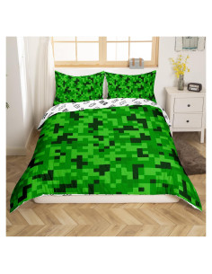 Juego de Funda de Edredón Completo Castle Fairy Verde