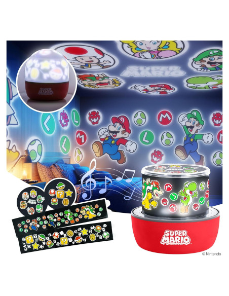 Luz Proyector Super Mario Paladone - Lámpara LED 12.2cm