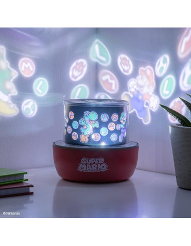 Luz Proyector Super Mario Paladone - Lámpara LED 12.2cm