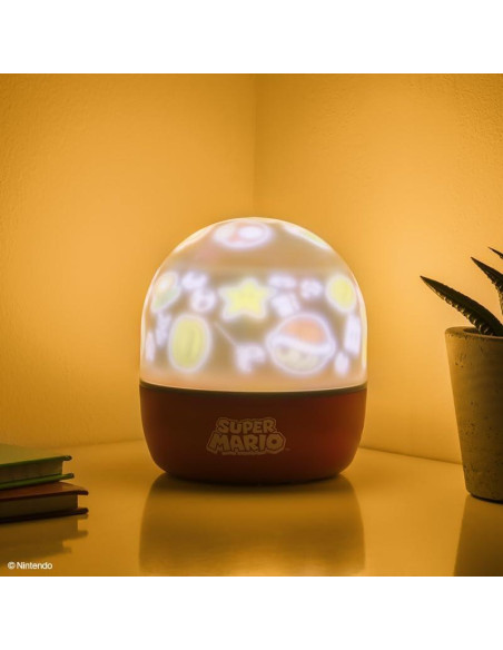 Luz Proyector Super Mario Paladone - Lámpara LED 12.2cm