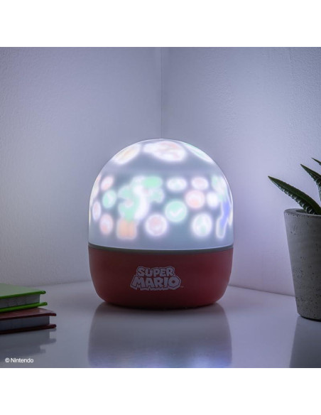 Luz Proyector Super Mario Paladone - Lámpara LED 12.2cm