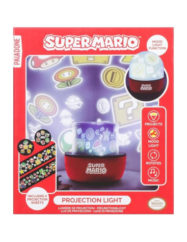 Luz Proyector Super Mario Paladone - Lámpara LED 12.2cm