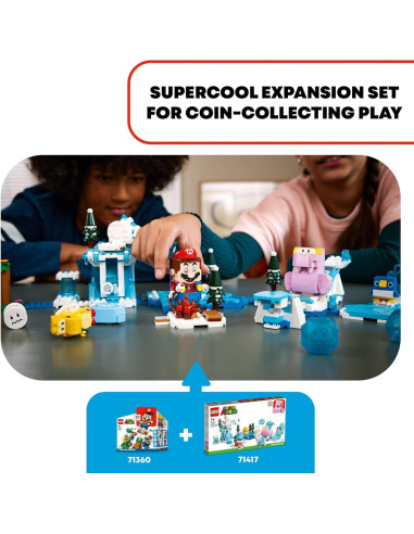 LEGO Super Mario Aventura en la Nieve Fliprus 71417 - Set de Expansión