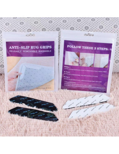 Agarradores de Alfombra Antideslizantes WSHK1 - Paquete de 10
