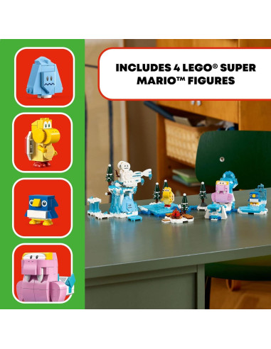 LEGO Super Mario Aventura en la Nieve Fliprus 71417 - Set de Expansión