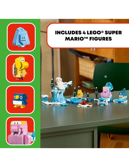 LEGO Super Mario Aventura en la Nieve Fliprus 71417 - Set de Expansión