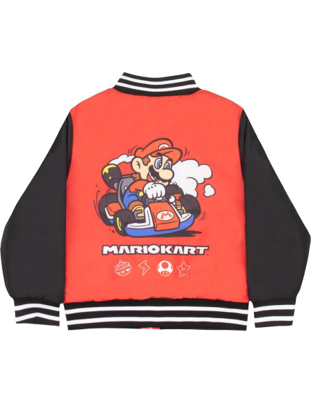 Chaqueta Bomber Varsity Super Mario Bros Niños Talla 8