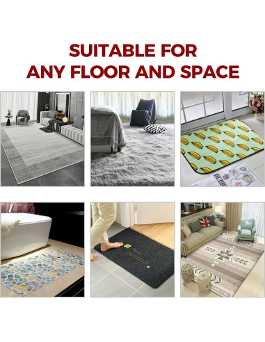 Agarradores de Alfombra Antideslizantes WSHK1 - Paquete de 10