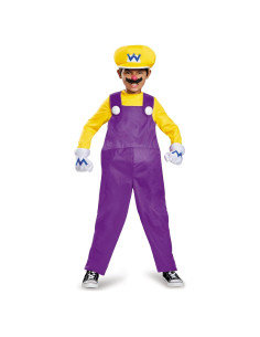Disfraz Wario Deluxe Nintendo para Niños 7-8 Años
