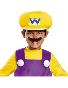 Disfraz Wario Deluxe Nintendo para Niños 7-8 Años 2