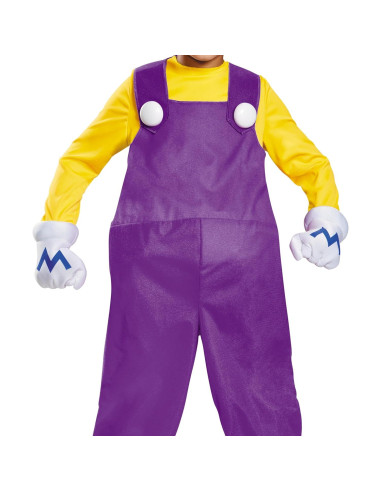 Disfraz Wario Deluxe Nintendo para Niños 7-8 Años