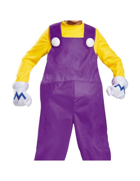 Disfraz Wario Deluxe Nintendo para Niños 7-8 Años