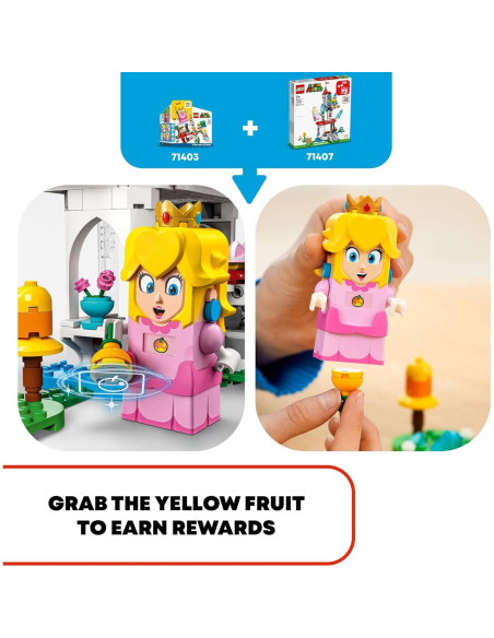 LEGO Super Mario Traje de Gato Peach y Torre Congelada 71407
