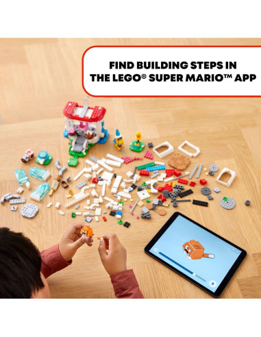 LEGO Super Mario Traje de Gato Peach y Torre Congelada 71407
