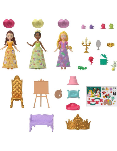 Calendario de Adviento Princesas Disney Mattel con 24 Sorpresas