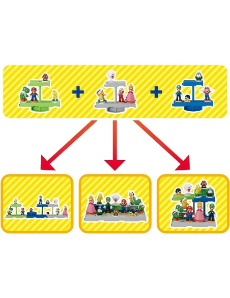 Juego de Equilibrio Super Mario Etapa de Suelo 7358 - 4 Figuras
