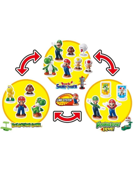Juego de Equilibrio Super Mario Etapa de Suelo 7358 - 4 Figuras