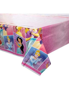 Suministros de Fiesta Princesas Disney Único - 3 Manteles Plástico 137x213cm 2