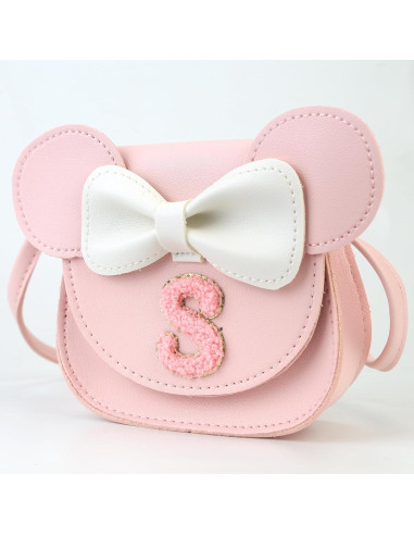 Bolso para Niñas Ondeam Rosa con Orejas de Ratón 16.8x13 cm