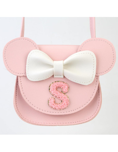 Bolso para Niñas Ondeam Rosa con Orejas de Ratón 16.8x13 cm