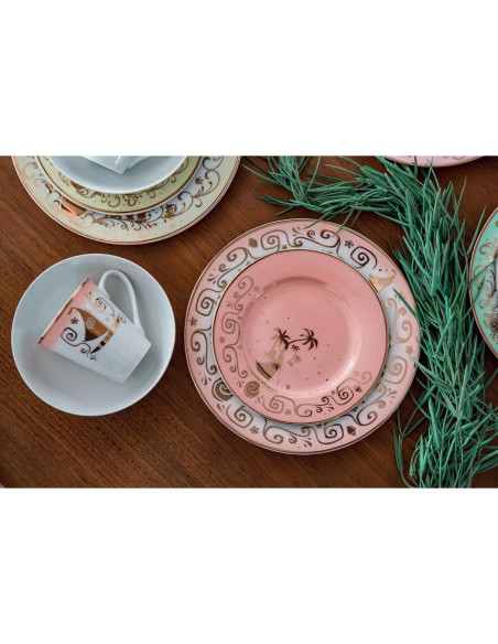 Juego de Vajilla Cerámica 16 Piezas Disney Princesas