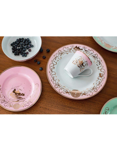 Juego de Vajilla Cerámica 16 Piezas Disney Princesas