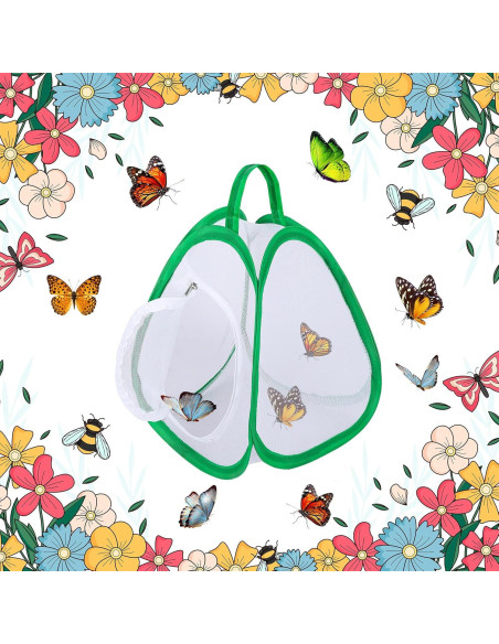 Jaula Plegable para Mariposas DECOHS 2 Pcs 25.4x22.4x20.3 cm