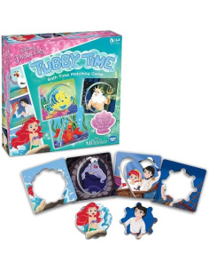 Juego de Juguetes de Baño La Sirenita Disney con Stickers 2