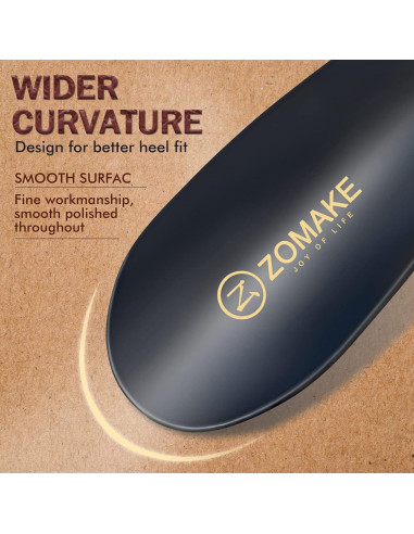 Cuerno de Zapato de Metal ZOMAKE 42 cm y 19 cm - Paquete de 2