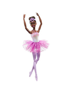 Muñeca Bailarina Iluminada Barbie Dreamtopia con Tutú Morado