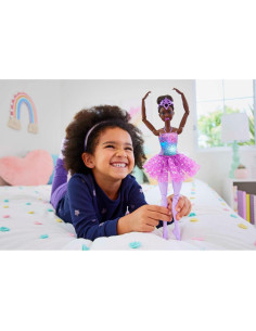 Muñeca Bailarina Iluminada Barbie Dreamtopia con Tutú Morado 2