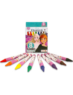Set de Colorear Disney Frozen - 8 Marcadores y 8 Crayones Jumbo 2