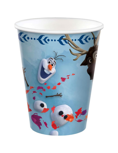Vasos de Fiesta Disney Frozen 2 - 8 Piezas 9 oz - Desechables