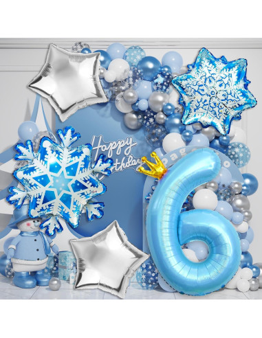 Globos de Cumpleaños Frozen 4 - Elsa y Anna - 101.6 cm