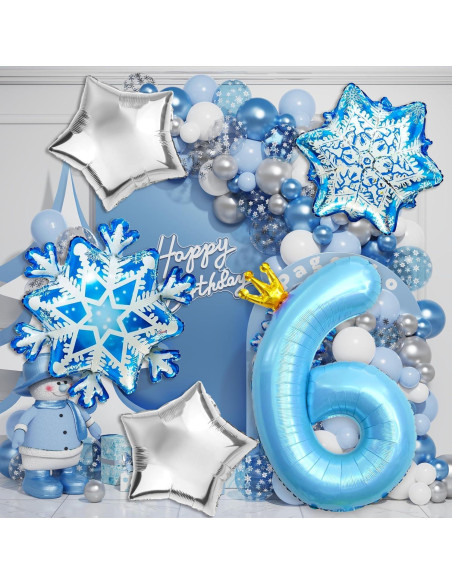 Globos de Cumpleaños Frozen 4 - Elsa y Anna - 101.6 cm